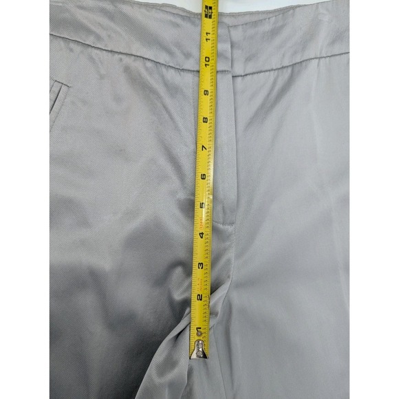 Trina Turk Women's Wide Leg Pants Slacks Silver Gray Size 8 Professional Chic - Picture 7 of 11